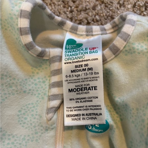 Love to Dream Swaddle Up Transition Bag Organic Set of 2
size Med 13-19lbs - Picture 3 of 5